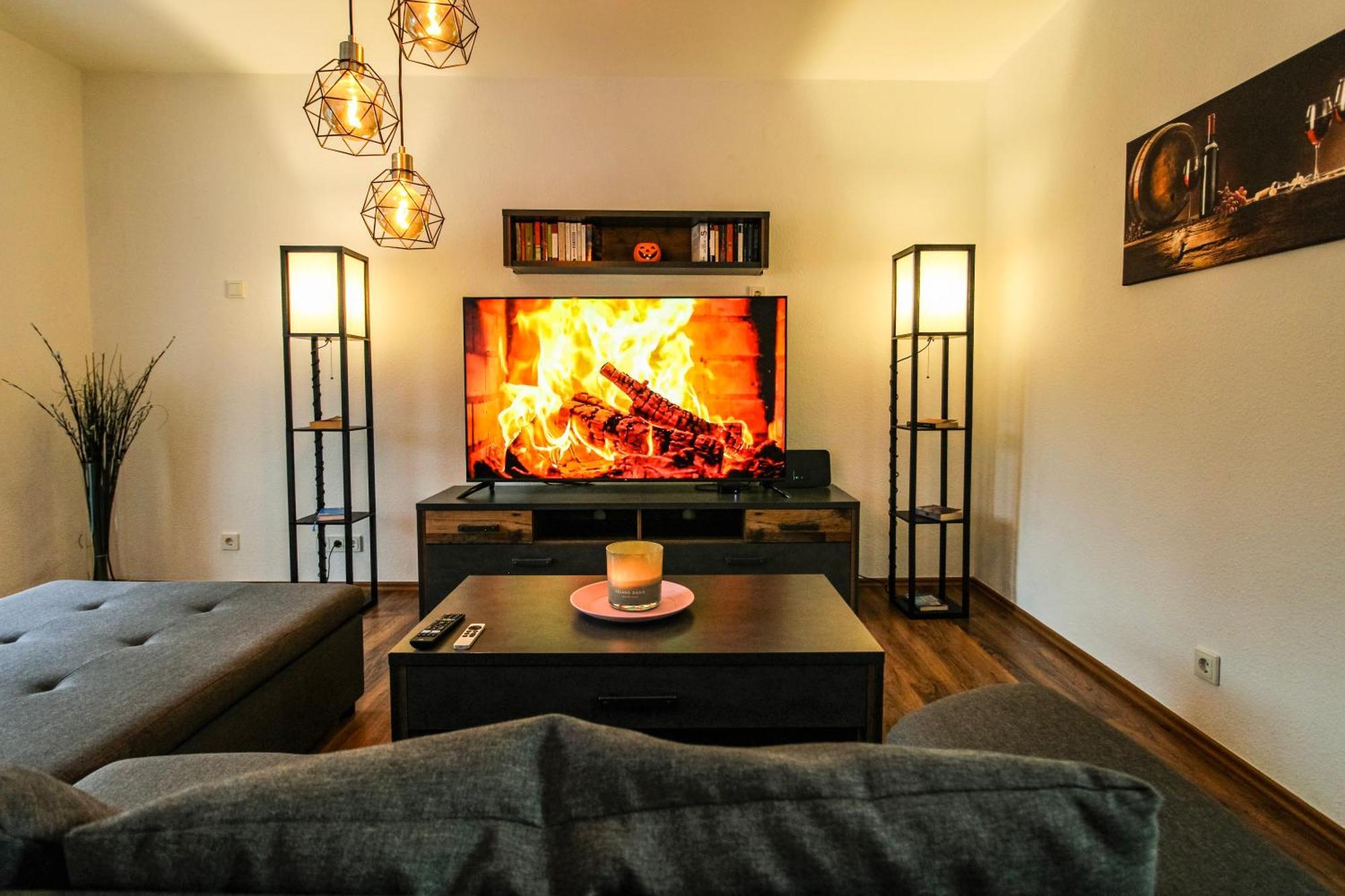 Moderne Fewo Sky Netflix Terrasse Burgblick Boxspringbett Waschtrockner บุลลาย ภายนอก รูปภาพ